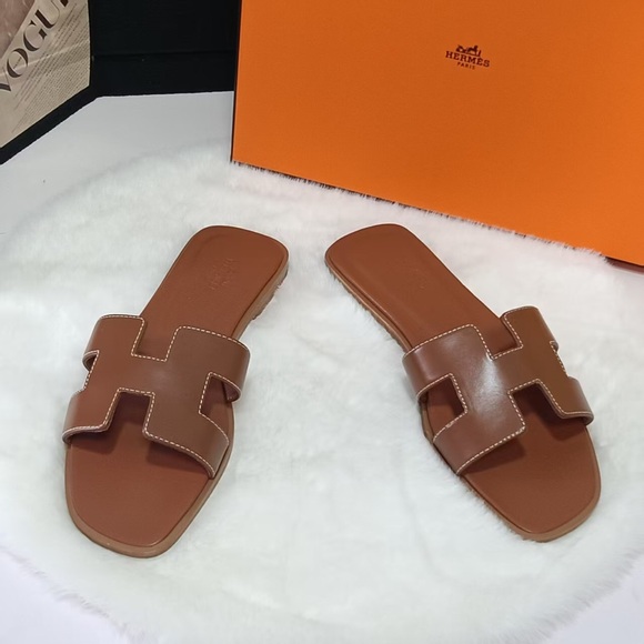 Hermes Women's Authentic Sandals - Picture 1 of 5